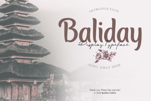 Baliday: The Handwritten Font That Brings a Modern, Playful Vibe to Your Projects