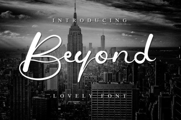 Beyond: A Handwritten Font for Modern Brands