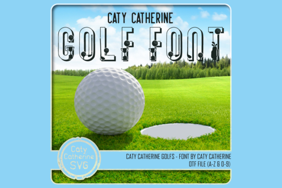 Caty Catherine Golfs: A Sporty Font for Creative Monograms