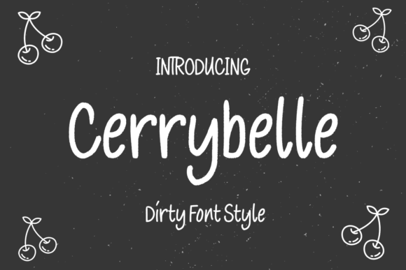 Cerrybelle: A Handwritten Font for Authentic Creative Projects