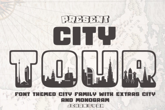 City Tour Font: Bringing Famous Cityscapes to Your Designs