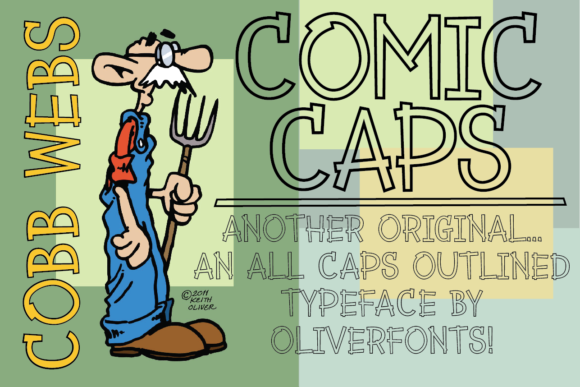 Comic Caps: The Playful Display Font for Modern Designers
