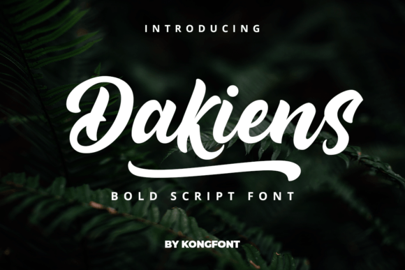 Dakiens: A Bold Handwritten Font for Impactful Design
