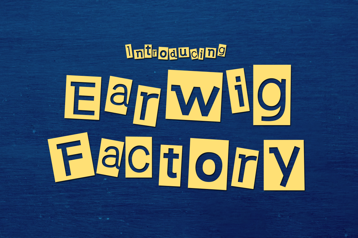 Earwig Factory: The Funky, Jumbled Alphabet for Bold Designs