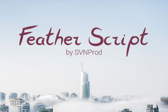 Feather Script: A Free Typeface That Brings Authentic Charm to Your Designs