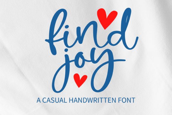 Find Joy: A Handwritten Font for Modern Creators