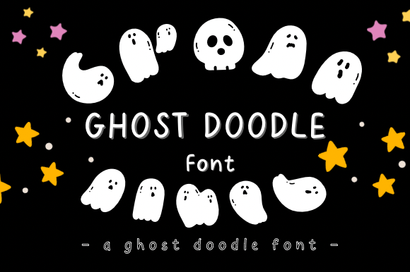 Ghost Doodle: The Whimsical Font for Halloween Designs