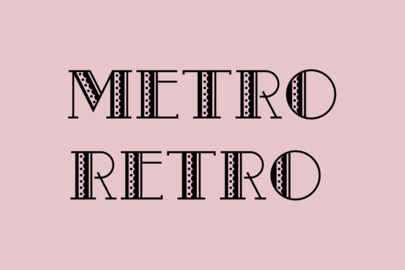 Metro Retro: A Playful Serif for Modern Branding