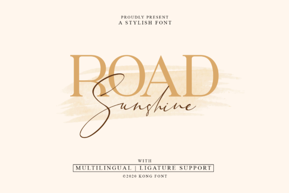 Road Sunshine: A Playful Font for Modern Crafters
