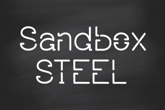 Sandbox Steel: A Modern Display Font for Clean Branding