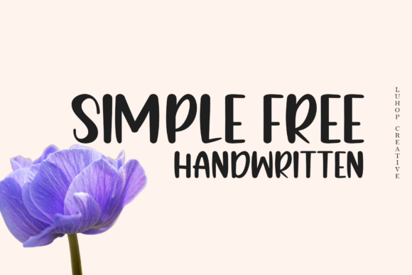 Simple Free: A Handwritten Font for Joyful, Modern Design