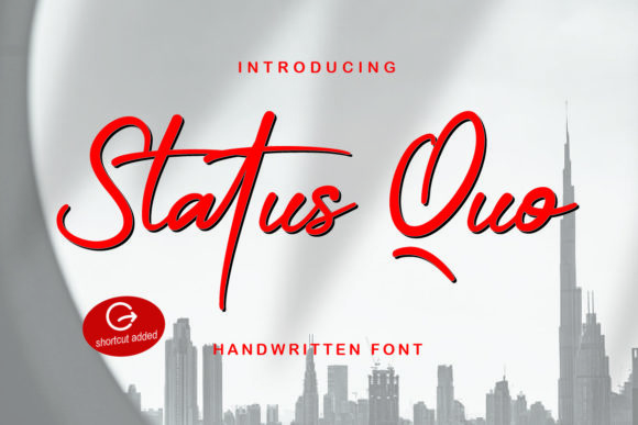 Status Quo: A Modern Handwritten Font for Creative Projects