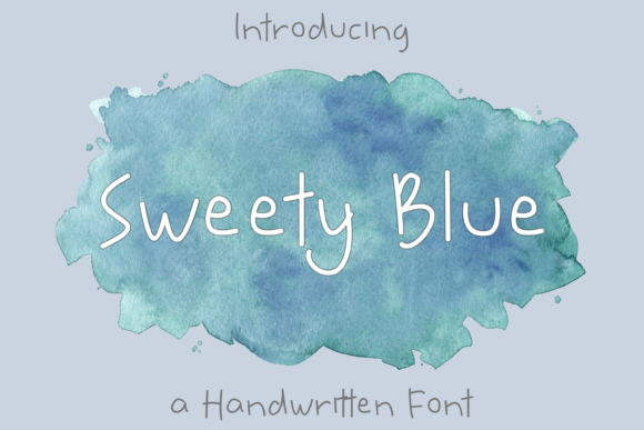 Sweety Blue: The Handwritten Font That Feels Like a Friend